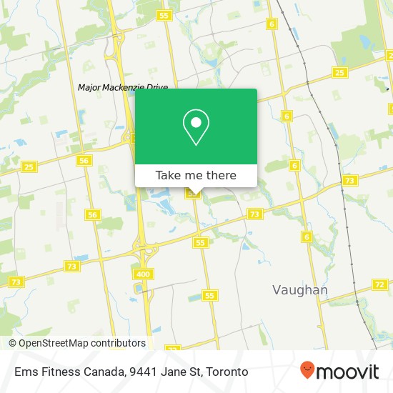 Ems Fitness Canada, 9441 Jane St map