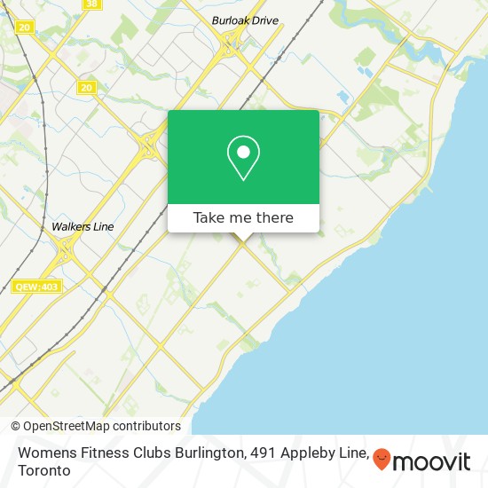 Womens Fitness Clubs Burlington, 491 Appleby Line plan