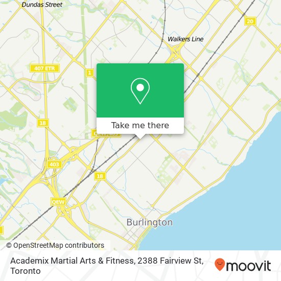 Academix Martial Arts & Fitness, 2388 Fairview St map