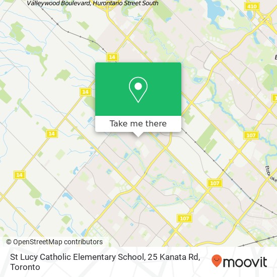 St Lucy Catholic Elementary School, 25 Kanata Rd plan