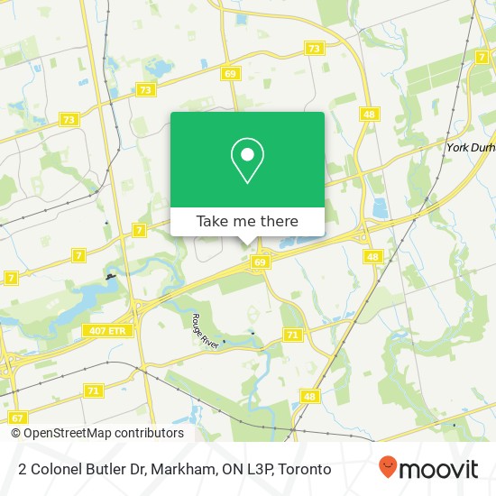 2 Colonel Butler Dr, Markham, ON L3P map