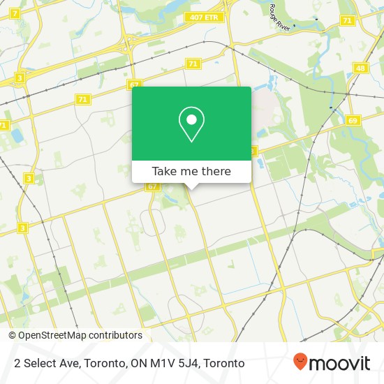 2 Select Ave, Toronto, ON M1V 5J4 plan