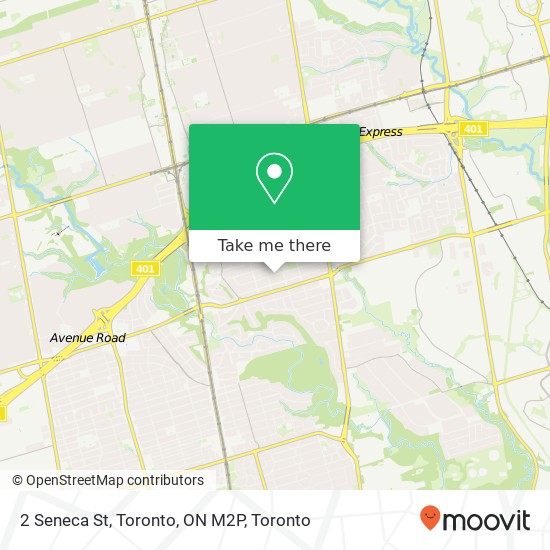 2 Seneca St, Toronto, ON M2P map