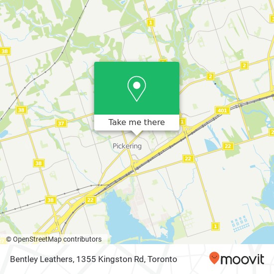 Bentley Leathers, 1355 Kingston Rd map