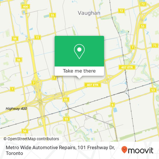 Metro Wide Automotive Repairs, 101 Freshway Dr map
