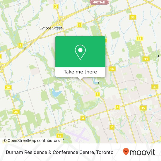 Durham Residence & Conference Centre map