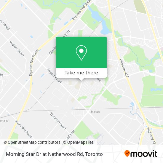 Morning Star Dr at Netherwood Rd map