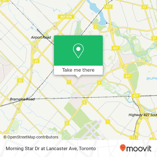 Morning Star Dr at Lancaster Ave plan