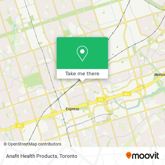Anafit Health Products map