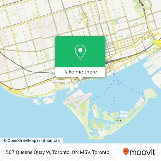 507 Queens Quay W, Toronto, ON M5V map