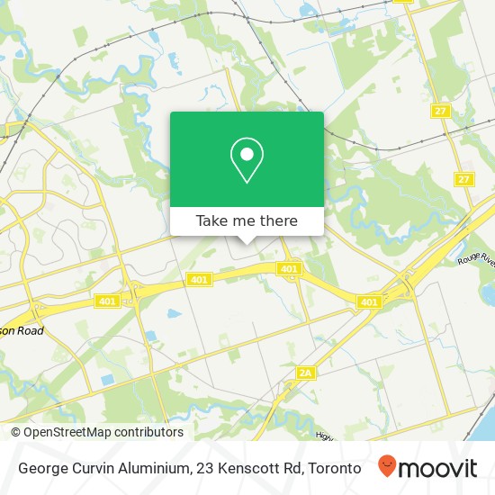 George Curvin Aluminium, 23 Kenscott Rd map