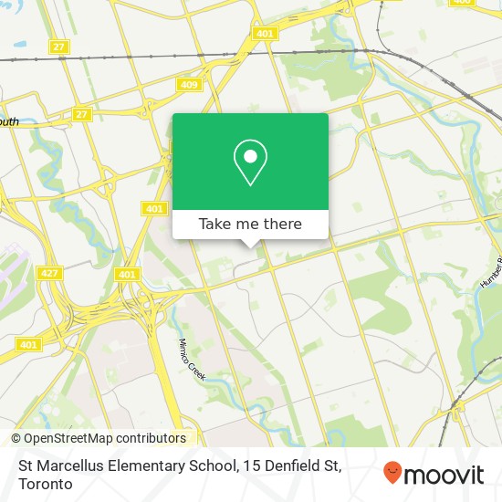 St Marcellus Elementary School, 15 Denfield St map