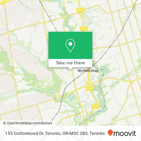 155 Cottonwood Dr, Toronto, ON M3C 2B3 map