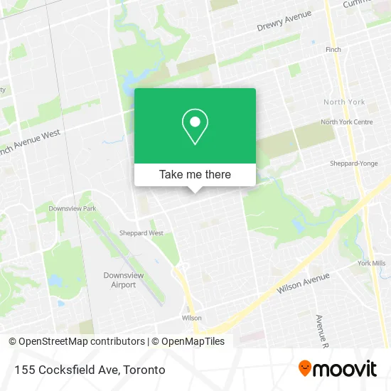 155 Cocksfield Ave map