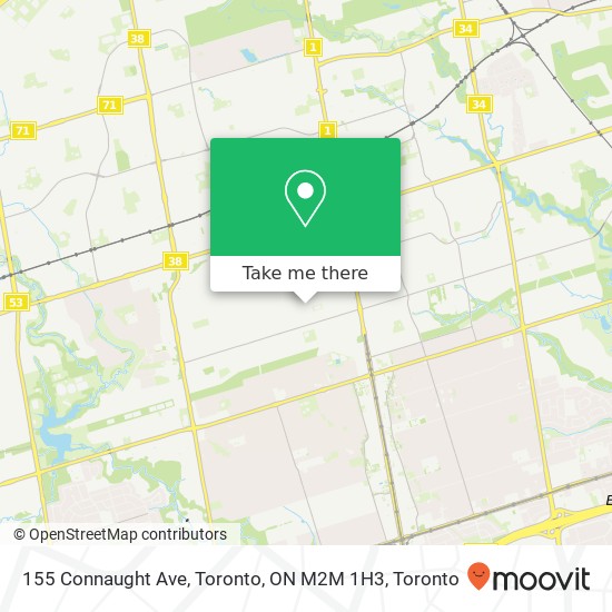 155 Connaught Ave, Toronto, ON M2M 1H3 map