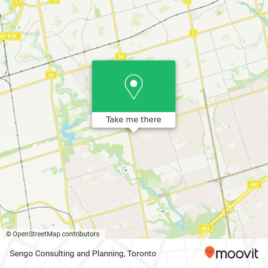 Sengo Consulting and Planning map