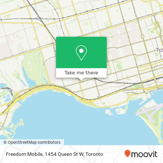 Freedom Mobile, 1454 Queen St W map