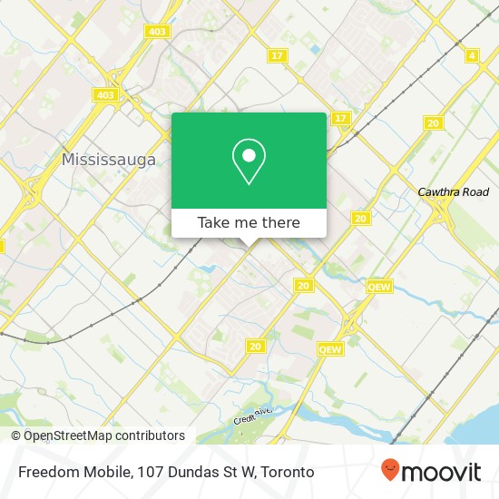 Freedom Mobile, 107 Dundas St W map