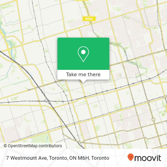 7 Westmount Ave, Toronto, ON M6H plan
