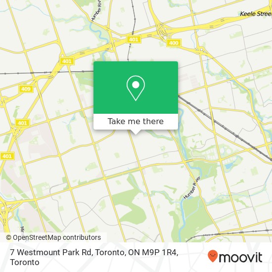 7 Westmount Park Rd, Toronto, ON M9P 1R4 map