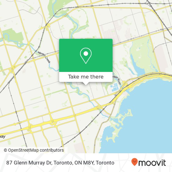 87 Glenn Murray Dr, Toronto, ON M8Y map
