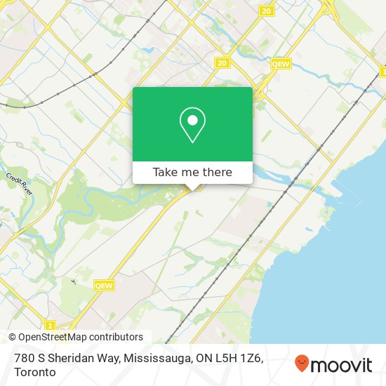 780 S Sheridan Way, Mississauga, ON L5H 1Z6 map