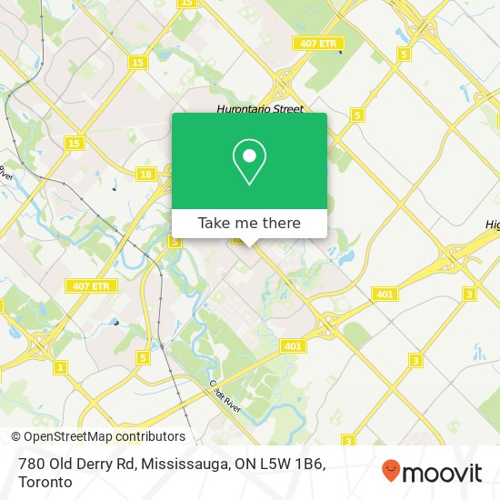 780 Old Derry Rd, Mississauga, ON L5W 1B6 plan