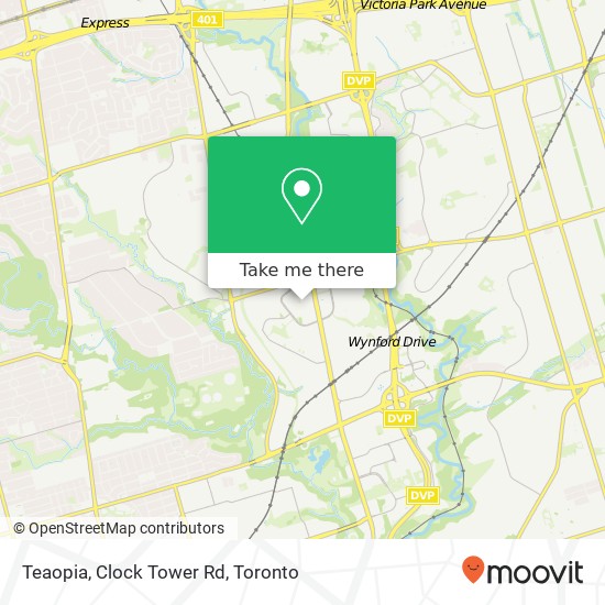 Teaopia, Clock Tower Rd map
