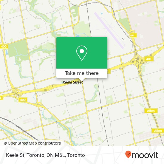 Keele St, Toronto, ON M6L map