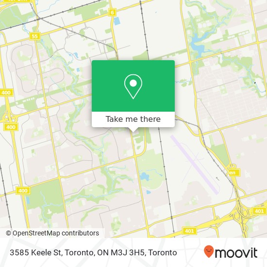 3585 Keele St, Toronto, ON M3J 3H5 map