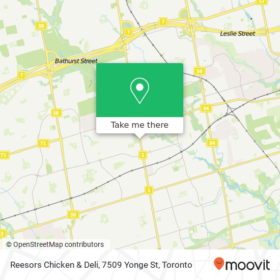 Reesors Chicken & Deli, 7509 Yonge St map