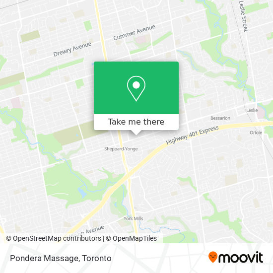 Pondera Massage map