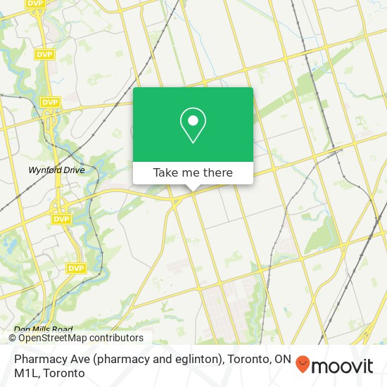Pharmacy Ave (pharmacy and eglinton), Toronto, ON M1L map