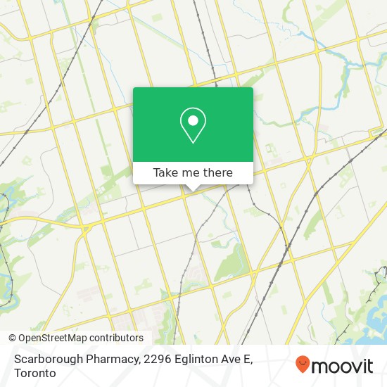 Scarborough Pharmacy, 2296 Eglinton Ave E map