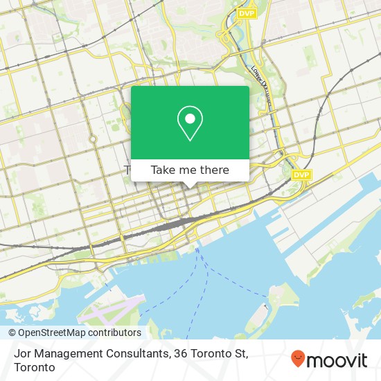 Jor Management Consultants, 36 Toronto St plan