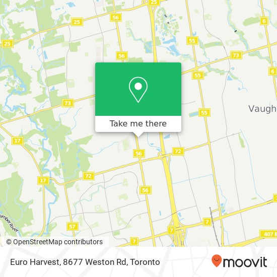 Euro Harvest, 8677 Weston Rd map