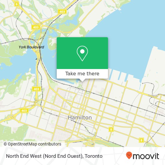 North End West (Nord End Ouest) map