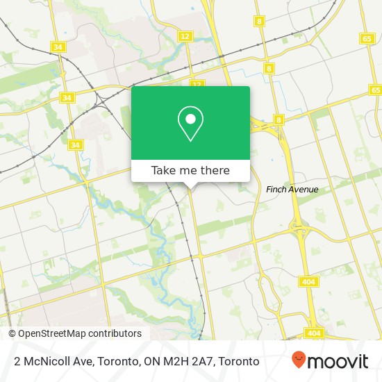 2 McNicoll Ave, Toronto, ON M2H 2A7 map