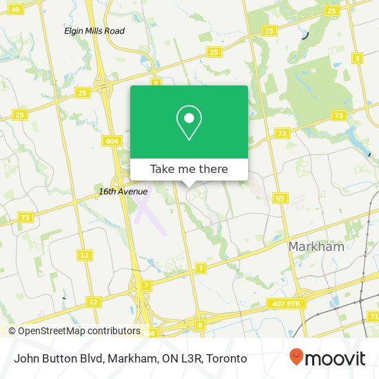 John Button Blvd, Markham, ON L3R map