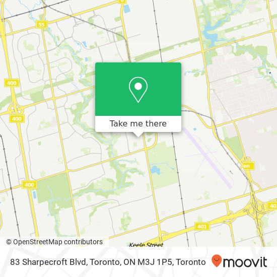 83 Sharpecroft Blvd, Toronto, ON M3J 1P5 map