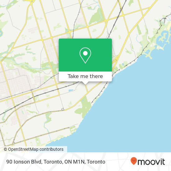 90 Ionson Blvd, Toronto, ON M1N map