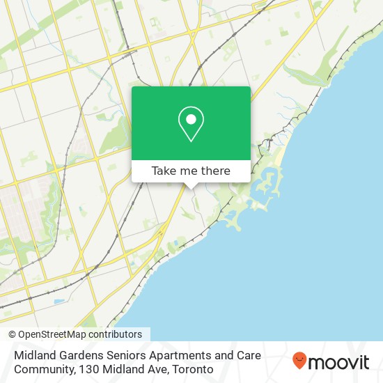 Midland Gardens Seniors Apartments and Care Community, 130 Midland Ave map