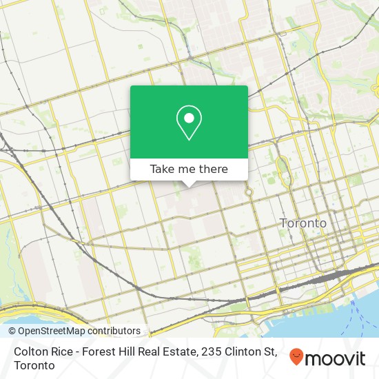 Colton Rice - Forest Hill Real Estate, 235 Clinton St map