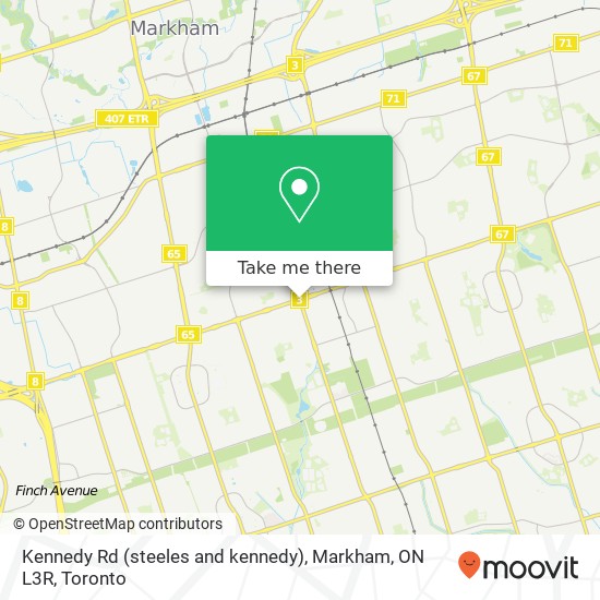 Kennedy Rd (steeles and kennedy), Markham, ON L3R map