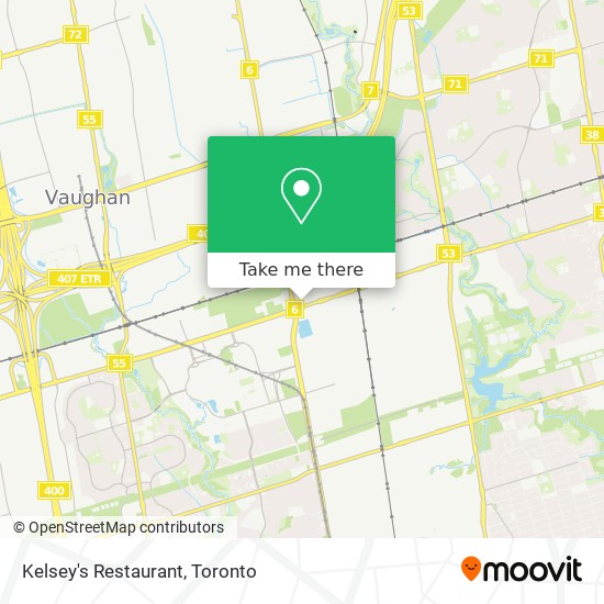 Kelsey's Restaurant map
