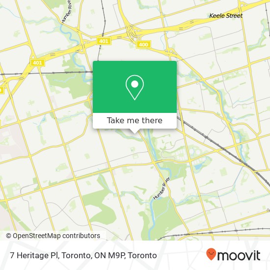 7 Heritage Pl, Toronto, ON M9P map