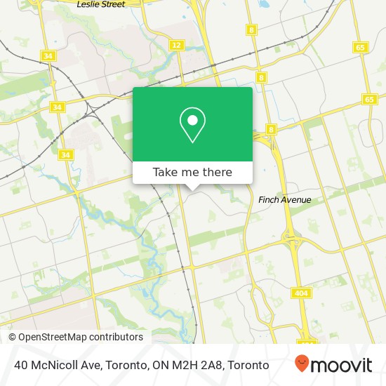 40 McNicoll Ave, Toronto, ON M2H 2A8 plan