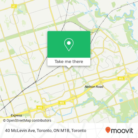 40 McLevin Ave, Toronto, ON M1B plan