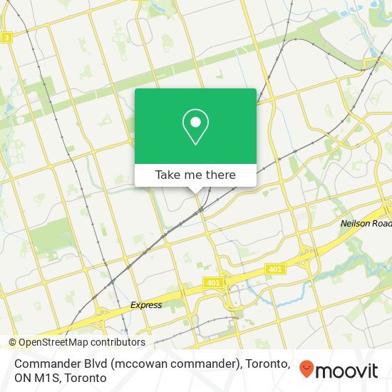 Commander Blvd (mccowan commander), Toronto, ON M1S map