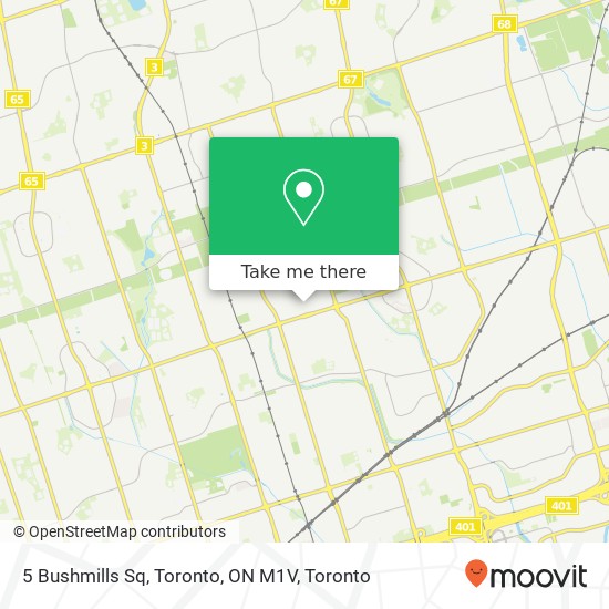 5 Bushmills Sq, Toronto, ON M1V map